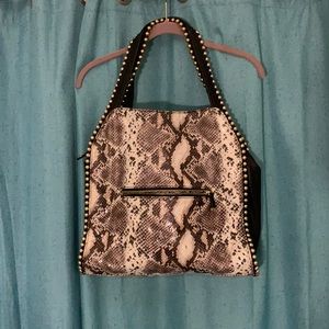 Big Buddha Snakeskin Style Shoulder Purse Bag
